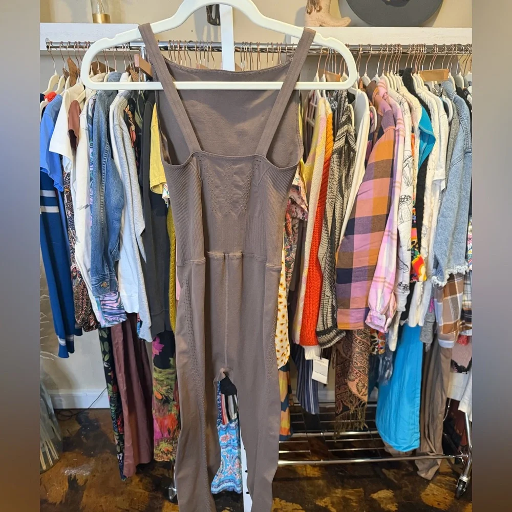 NWOT Free People Good Karma High Neck Onesie - Picture 10 of 10